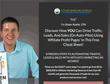 Tablet Screenshot of affiliatemarketingformula.com